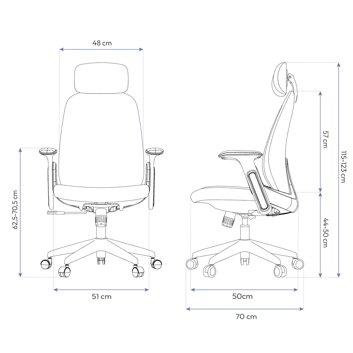 Cadeira Ergonômica Elements Belena